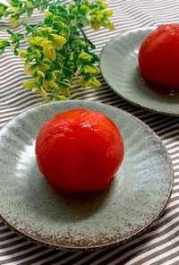 梅酢冷やしトマト