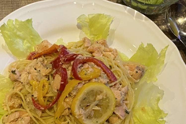 塩レモンパスタソースでサーモンのパスタ レシピ 作り方 By たいふ ん クックパッド 簡単おいしいみんなのレシピが352万品