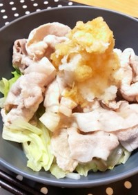 豚しゃぶtoおろし大根レタスうどん