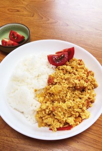 トマトでキーマカレー!