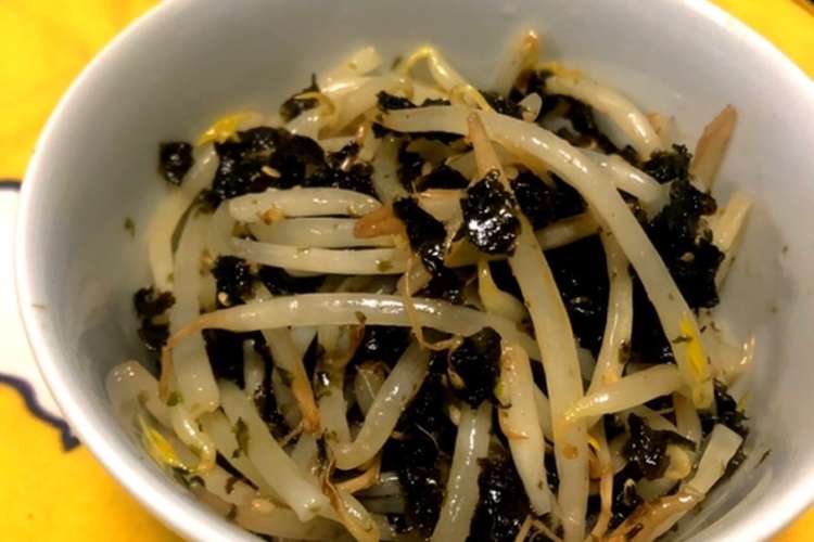 5分もかからないもやしと韓国海苔のナムル レシピ 作り方 By うつめしや クックパッド 簡単おいしいみんなのレシピが361万品