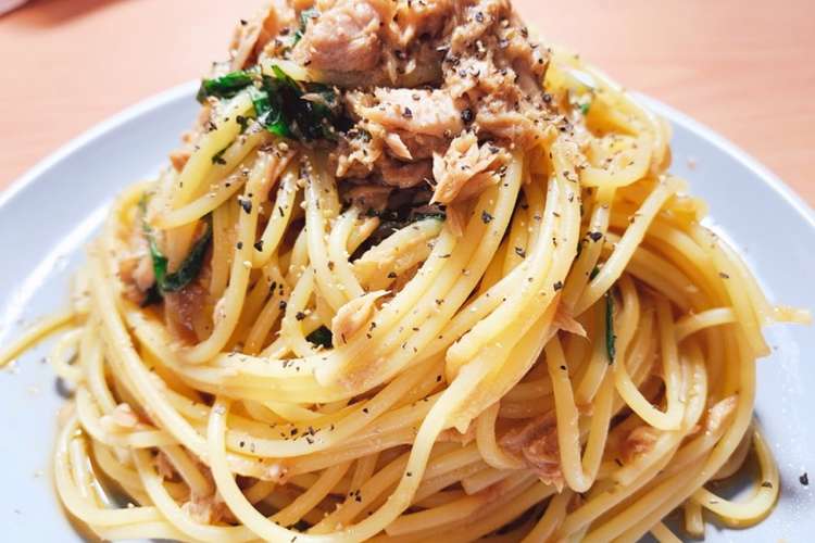 俺流 ツナと大葉の簡単和風パスタ レシピ 作り方 By Kurocat39 クックパッド 簡単おいしいみんなのレシピが351万品
