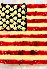 The USA Flag Cake