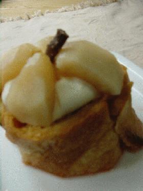 フランスパンで作る☆りんごのサバラン