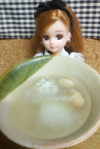 リカちゃん♡冬瓜団子スープ(鶏ベース)