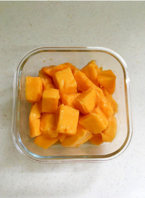 食べやすい♡マンゴーの切り方の画像