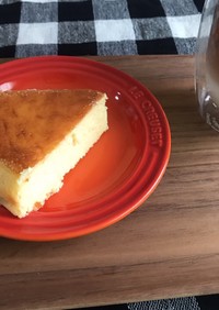 キャラメル味のバスク風チーズケーキ
