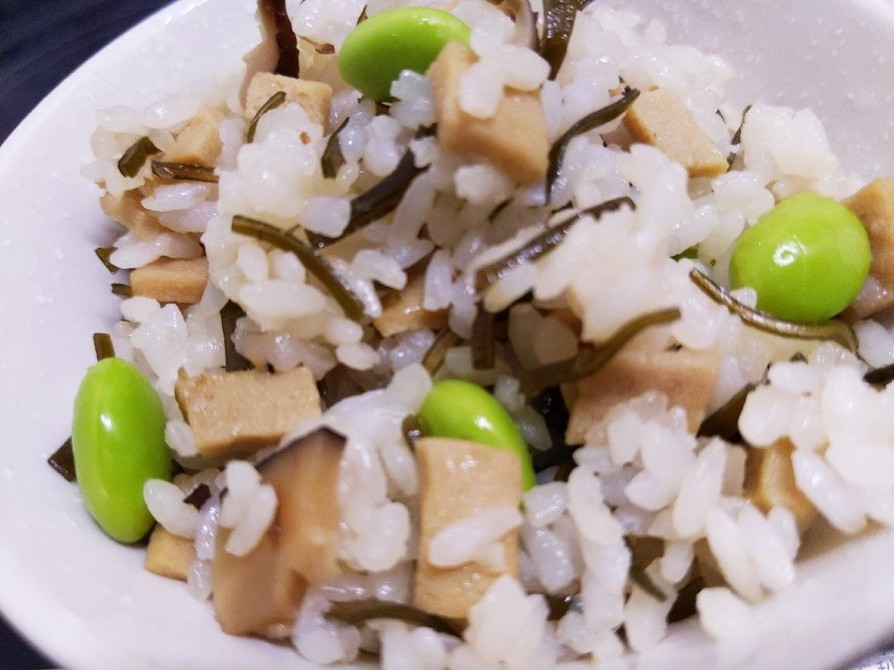 高野豆腐の混ぜご飯