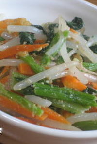 レンジで簡単★三色野菜の彩りナムル