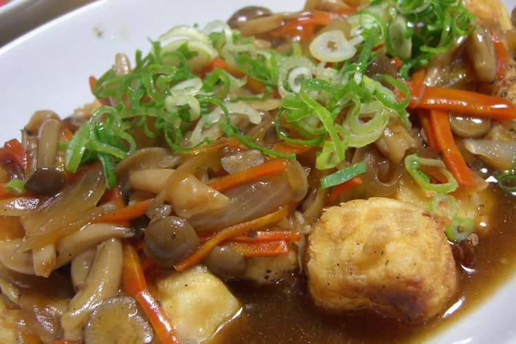 大好評！揚げだし豆腐の野菜餡かけ レシピ・作り方 By りねりね 【クックパッド】 簡単おいしいみんなのレシピが363万品