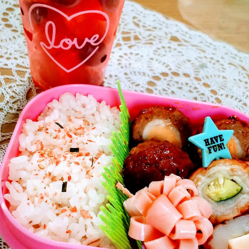 子供のお弁当 ハム のレシピ