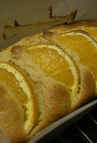 オレンジ風味のバターケーキ