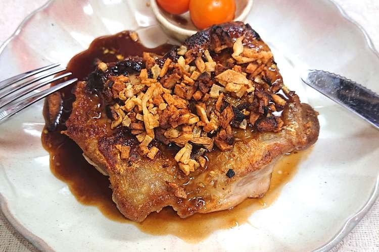 甘辛マヨのチキンガーリックステーキトマト レシピ 作り方 By おなかがぺこりん クックパッド 簡単おいしいみんなのレシピが360万品