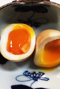 卵10個　煮汁少量　簡単煮卵