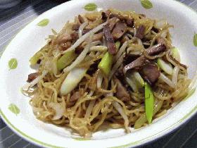 葱チャーシュー焼きそば