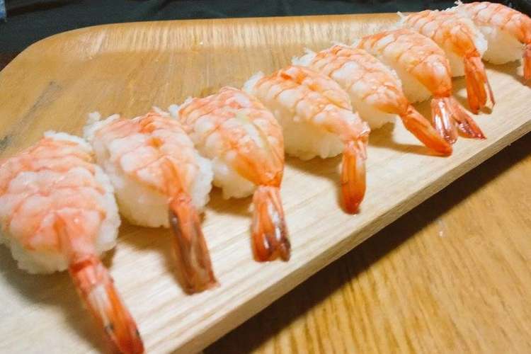海老よ どうかそのままで エビのおすし レシピ 作り方 By 岡井寿司 クックパッド 簡単おいしいみんなのレシピが361万品