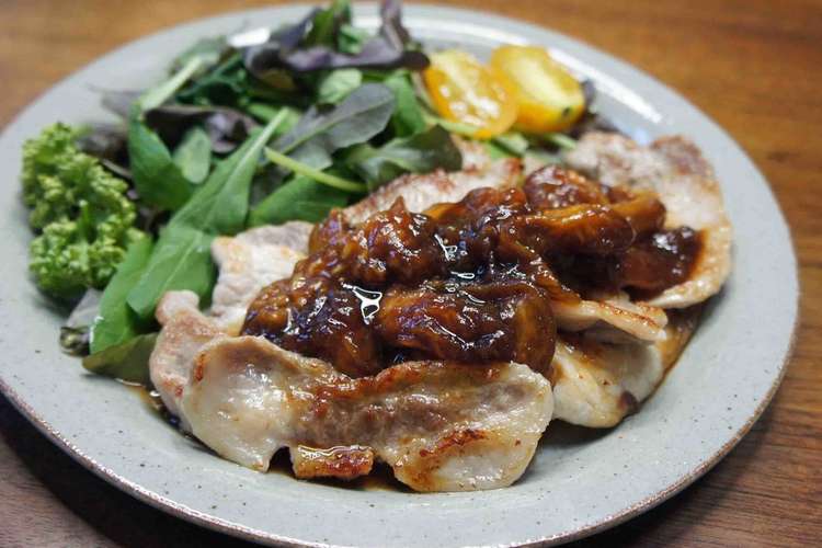 豚肉のいちじくソース添え レシピ 作り方 By おでのおでん クックパッド 簡単おいしいみんなのレシピが357万品