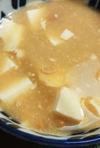 豆腐と納豆の健康　味噌汁