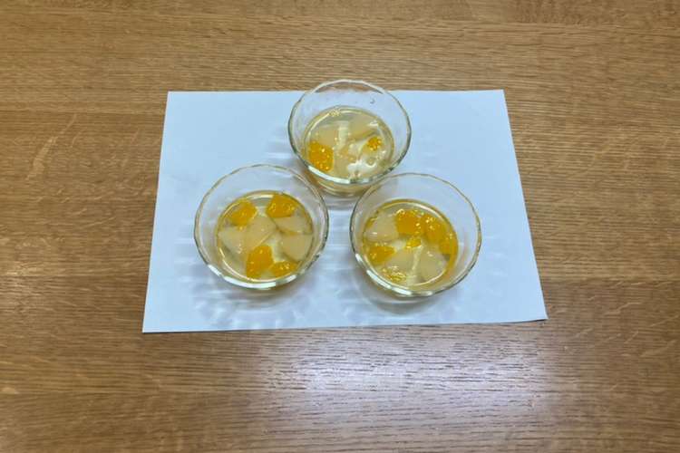 缶詰シロップでフルーツゼリー レシピ 作り方 By 柴山ぽちこ クックパッド 簡単おいしいみんなのレシピが360万品