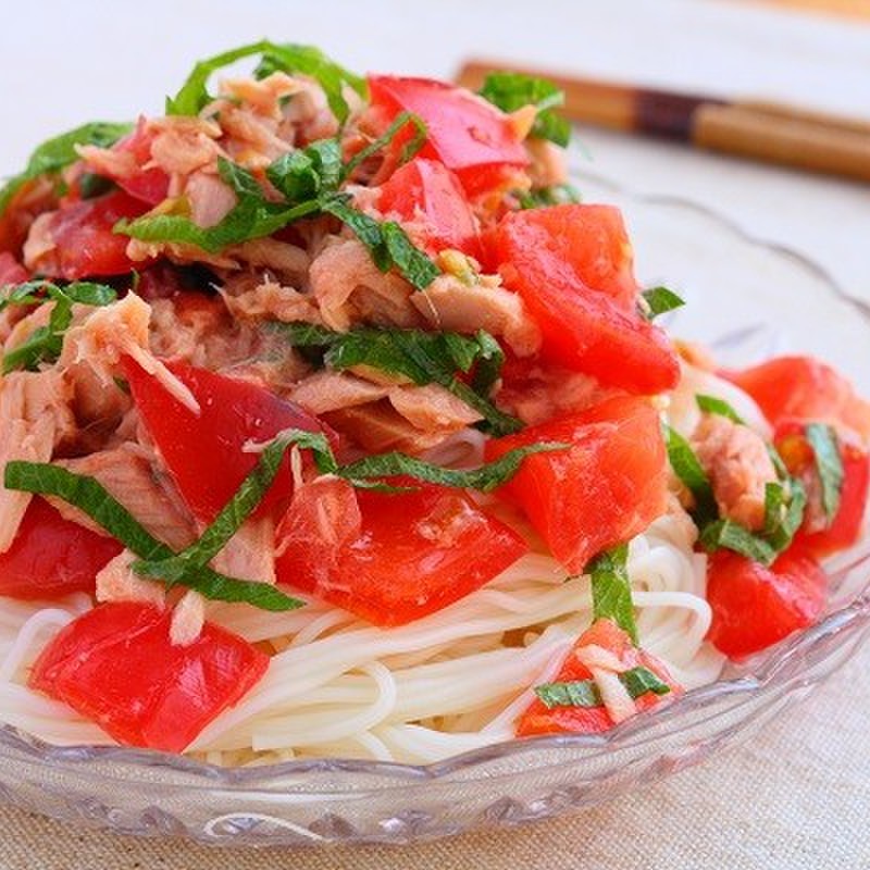 みんなが作ってる 素麺 トマト ツナのレシピ クックパッド 簡単おいしいみんなのレシピが359万品