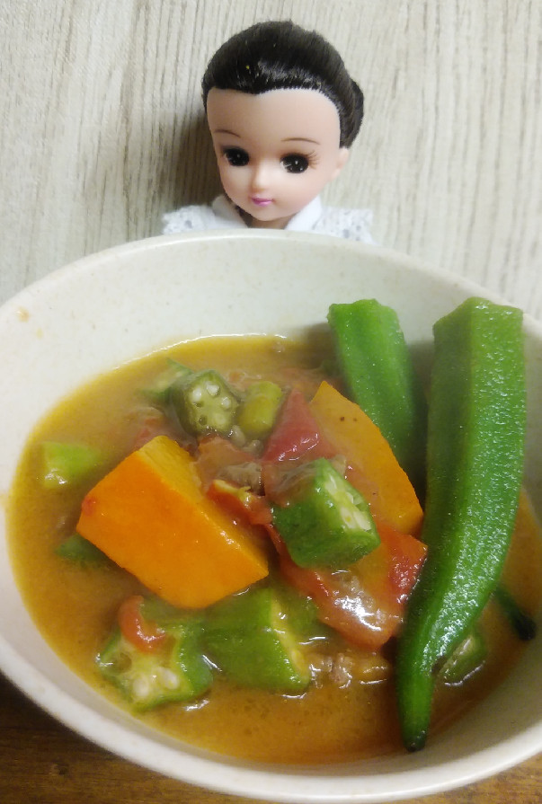 リカちゃん♡夏野菜カレー(第1項)の画像