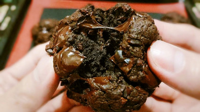 ダブルチョコレートクッキーの写真