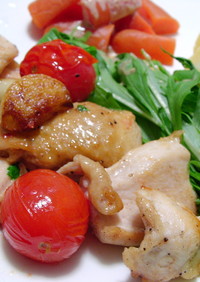 鶏胸肉とトマトのイタリアンソテー