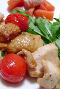 鶏胸肉とトマトのイタリアンソテー