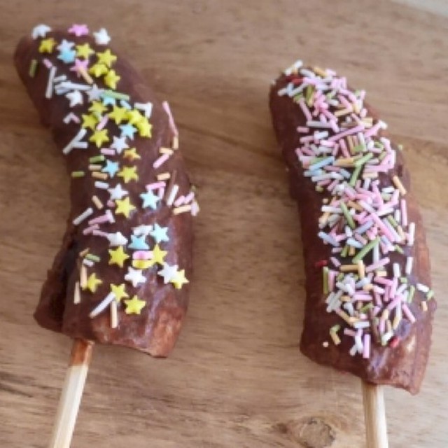 ココナッツオイルでお祭り屋台チョコバナナ レシピ 作り方 By みーちゃんわーるど クックパッド 簡単おいしいみんなのレシピが359万品