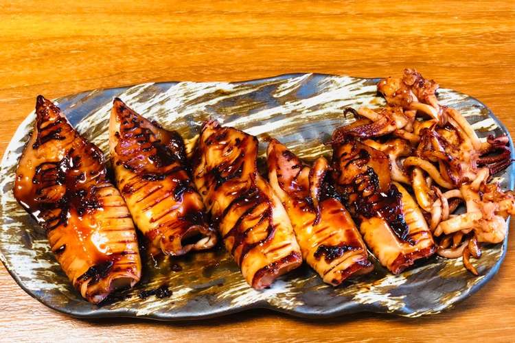 ケンサキイカのイカ焼き レシピ 作り方 By シールズ調理長 クックパッド 簡単おいしいみんなのレシピが357万品