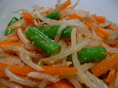 簡単★保存食★３色野菜のナムルの写真