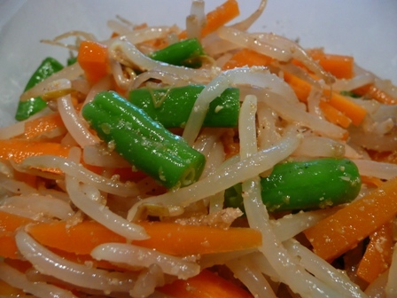 簡単★保存食★３色野菜のナムルの画像