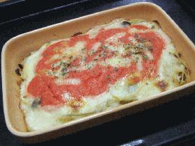 明太子スパゲティーのグラタン