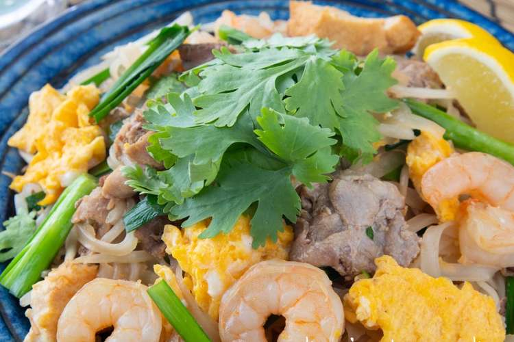 お家で簡単 タイ風焼きそば パッタイ レシピ 作り方 By まこりんとペン子 クックパッド 簡単おいしいみんなのレシピが378万品