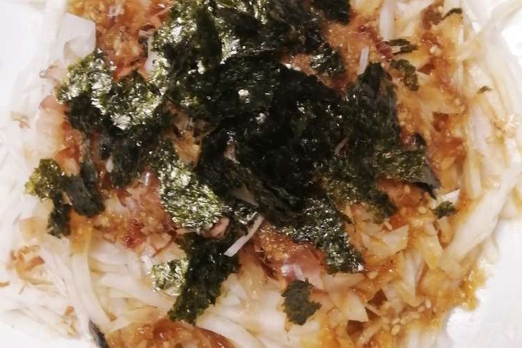 居酒屋風ニンニク生姜の大根サラダ レシピ 作り方 By Rio0628 クックパッド 簡単おいしいみんなのレシピが353万品