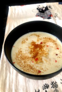 冷たいオートミール豆乳粥の作り方