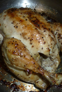 鶏の丸焼き　ローストチキン