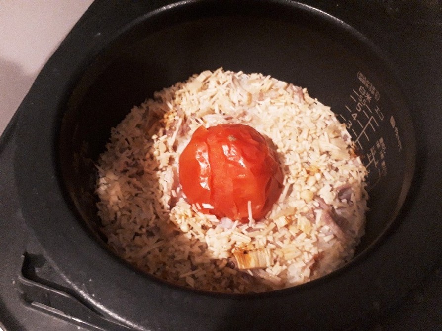 簡単&美味～♡トマトの炊き込みご飯♡の画像