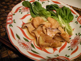 あわび風?中華風エリンギ煮込み