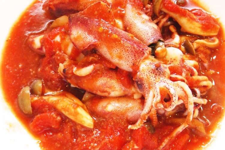 フライパン１つで簡単ひいかのトマト煮 レシピ 作り方 By Hirokoh クックパッド 簡単おいしいみんなのレシピが361万品