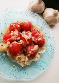 ”ビニール袋で簡単”スピードトマトマリネ
