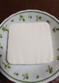 取り出しにくい充ﾃﾞﾝ豆腐の取り方