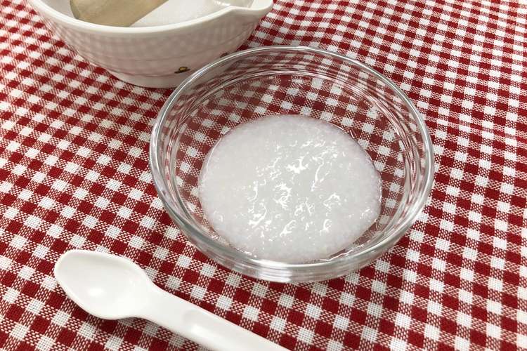 炊飯器で一緒に炊く 10倍がゆ 離乳食 レシピ 作り方 By 日田市 大分県 クックパッド 簡単おいしいみんなのレシピが360万品