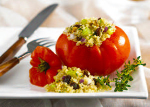 食感も見た目も楽しめる夏のトマトサラダの画像