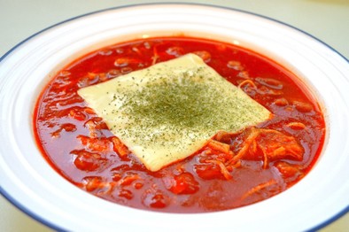 ヘルシー牛すじトマトスープの写真