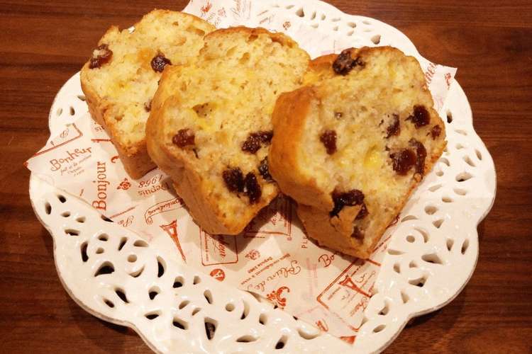 バナナ レーズン チョコ 簡単hmケーキ レシピ 作り方 By ぽてふわちゃん クックパッド