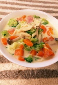 野菜たっぷり豆乳スープ第2弾