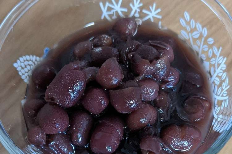 幻の大納言小豆のブランデー風味 水筒で レシピ 作り方 By らっきー クックパッド