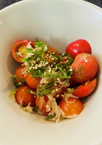 トマトの時短サラダ