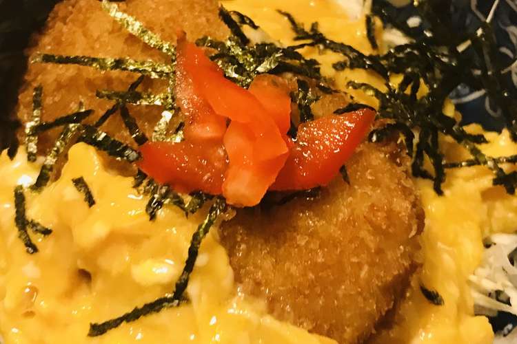 コロッケ トロトロ半熟玉子丼 レシピ 作り方 By Bistromiti クックパッド